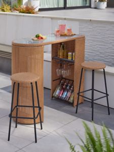 Wooden Street 2 Seater Bar Set